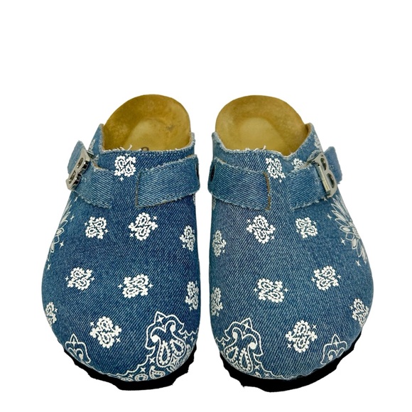 Bravest Studios Denim Tokyo Paisley Mule Clogs - Picture 2 of 12